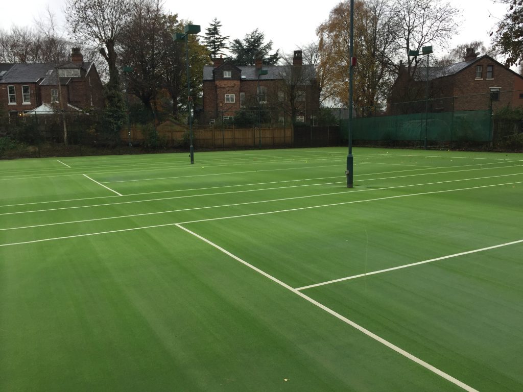 Tennis court rejuvenation result | Astrocare